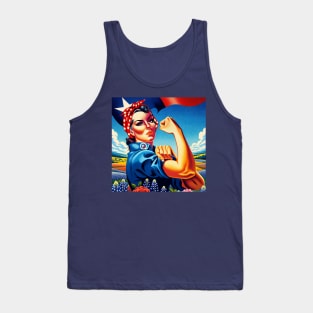 Texas Strong: 'We Can Do It' Independence Day Tank Top